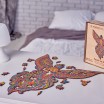 Puzzle Bois Phénix Flamboyant