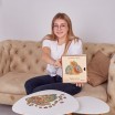 Puzzle Bois Doux Lapin