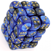 36 d 6 gemini Black blue w gold