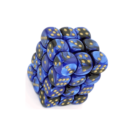 36 d 6 gemini Black blue w gold