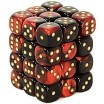 36 d 6 gemini Black red w gold