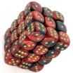 36 d 6 gemini Black red w gold