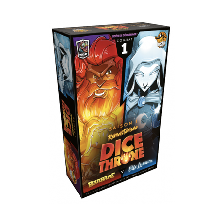 Dice Throne S1 Barbare VS Elfe Lunaire