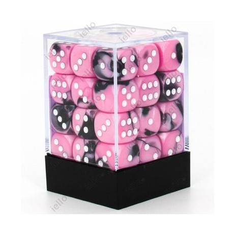 36 d 6 gemini Black pink w white