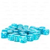 36 d 6 festive Aqua w silver