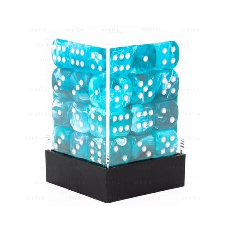 36 d 6 festive Aqua w silver