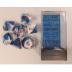 7 dés Gemini Astral Blue White / red
