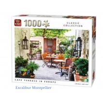 Puzzle 1000 p Cottage Col Terrasse de Café