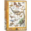 Puzzle 1000 p Dinosaures Periode Jurassique Eurogra