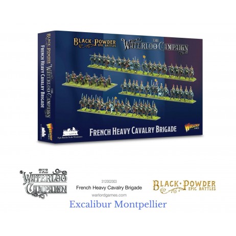 Black Powder Epic Battles Waterloo - French Heavy Cavalry