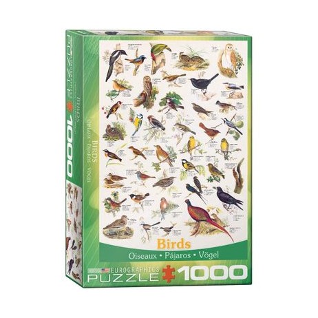 Puzzle 1000 p Oiseaux Eurographics