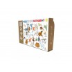 Puzzle Bois 12p L'Alphabet des Animaux