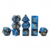 Lot de 11 dés Fusion Bleu et Noir