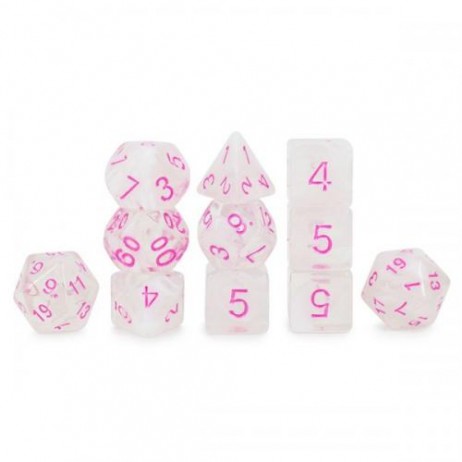 Lot de 11 dés Cloudy Passion