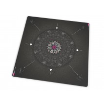 Tapis jeu noir Rose des vents