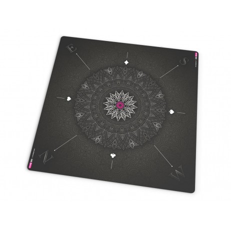 Tapis jeu noir Rose des vents