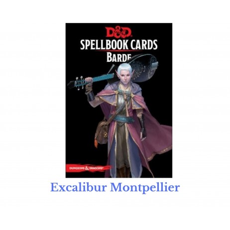 Dungeons & dragons cartes de sorts barde