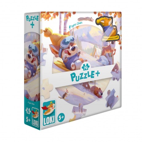 Puzzle 70p Loki Fait de la Luge Puzzle 70p Loki Fait de la Luge