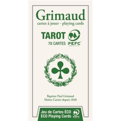 Tarot Grimaud 78 cartes vert