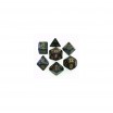 Set de 7 dés lustrous shadows/or