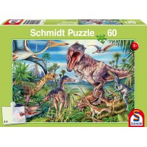 Puzzle 60p Chez les Dinosaures