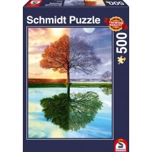 Puzzle 500p Arbre des 4 saisons