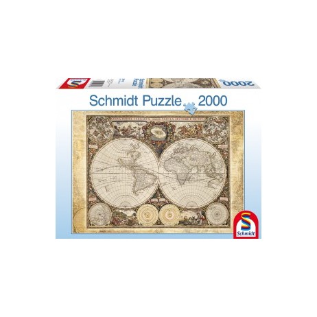 Puzzle 2000p Mappemonde