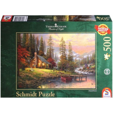 Puzzle 500p Maison en Pleine Montagne