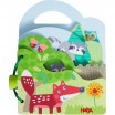 Livre en Bois pour Bébés Animaux de la forêt