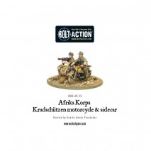 Afrika Korps Kradschutzen Motorcycle & Sidecar