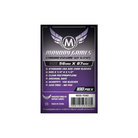 Mayday Games 56x87mm USA Standard