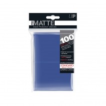 100 Sleeves PRO-Matte Bleu