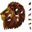 Rainbow Wooden Puzzle Lion 121p