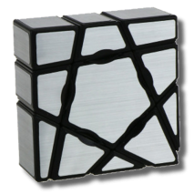 Floppy Ghost Cube Silver