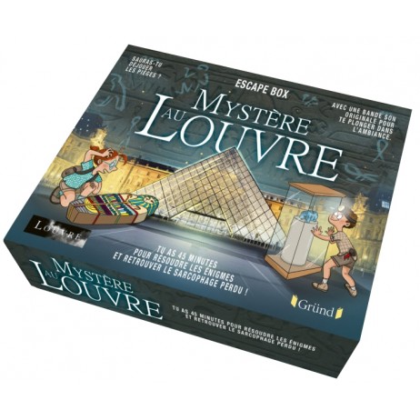 Intrigues au Louvre Grand Format Escape Box