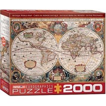 Puzzle 2000p Antique World Map