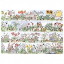 Puzzle 1080p Fleurs Fourmis Akena