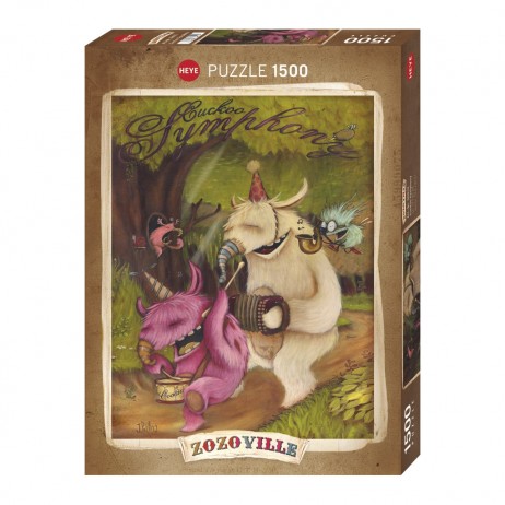 Puzzle 1500p Zozoville Cuckoo Symphony Heye
