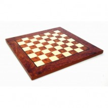 Plateau d'Echecs Loupe Vernis Brillant 60x60cm