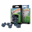 Set de Dés Llama Bleu Foncé & Blanc
