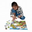 Puzzle 64 pcs Ile des Dinosaures