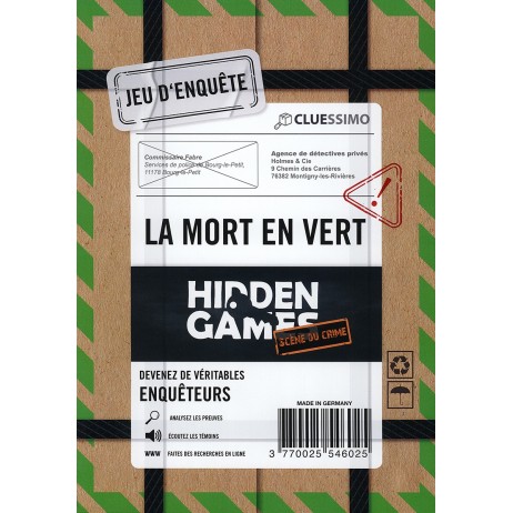 Hidden Games La Mort en Vert