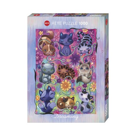 Puzzle 1000p Dreaming Kitty Heye