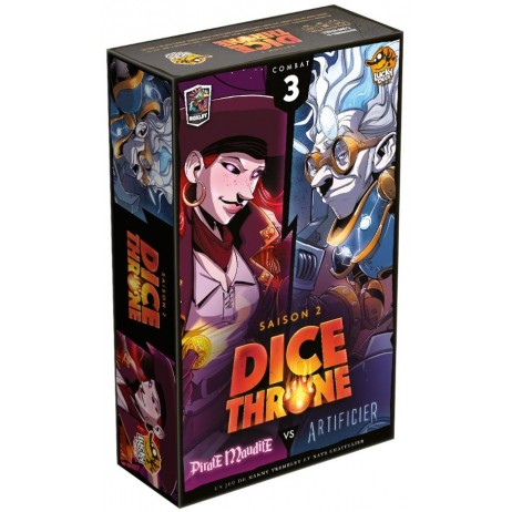 Dice Throne S2 Artificier vs Pirate Maudite