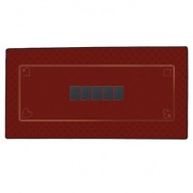 Tapis de Poker Rouge 60x120cm