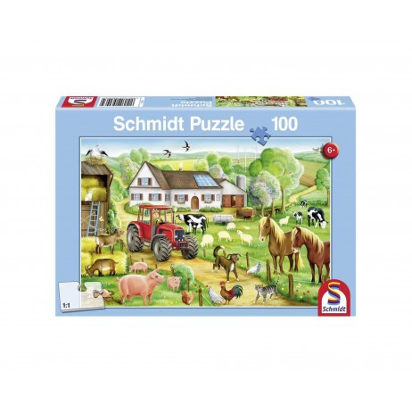 Puzzle 100p Joyeuse Ferme