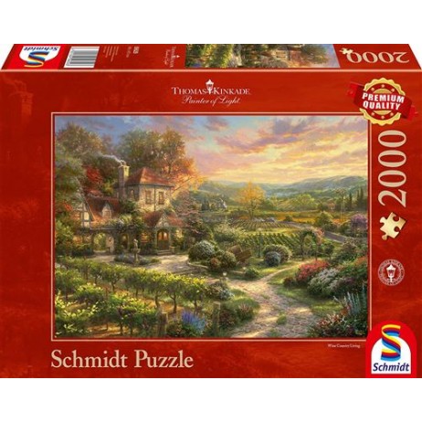 Puzzle 2000p dans les Vignes