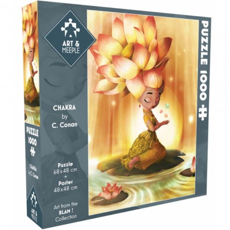 Puzzle 1000p Chakra Art & Meeple