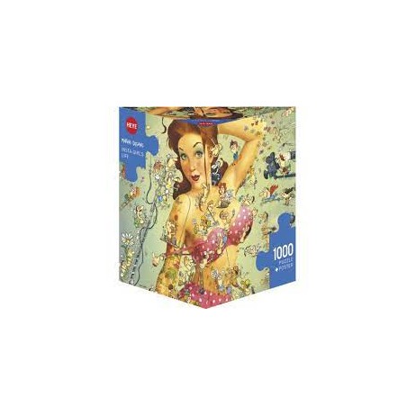 Puzzle 1000p Degano Insta Girls Life Heye