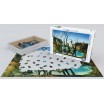 Puzzle 1000p Cygnes Reflétant des Elephants 